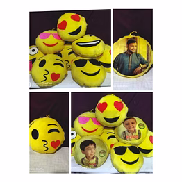 personalized smiley pillow 13 x 13 pl12 - custom fabric decor