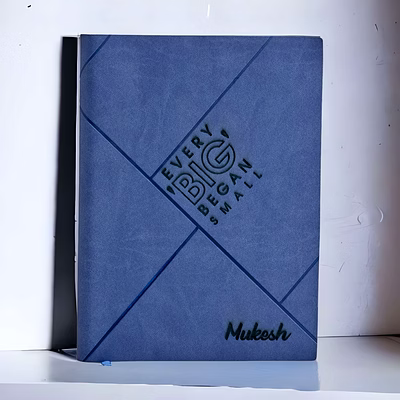 red moments blue a5 executive diary pr-252 - personalized ruled paper notebook