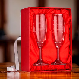 red moments champagne glass pr-157-a