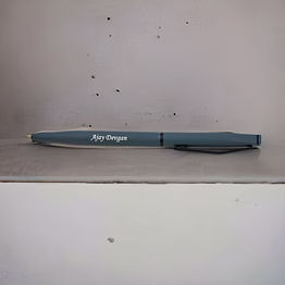 red moments stylish matt gray twist pen rp-89