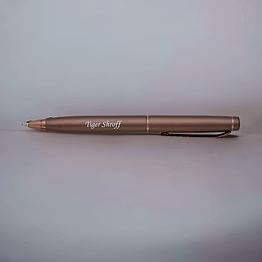 red moments coffee brown twist ball pen rp-72