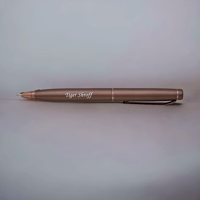 red moments coffee brown twist ball pen rp-72
