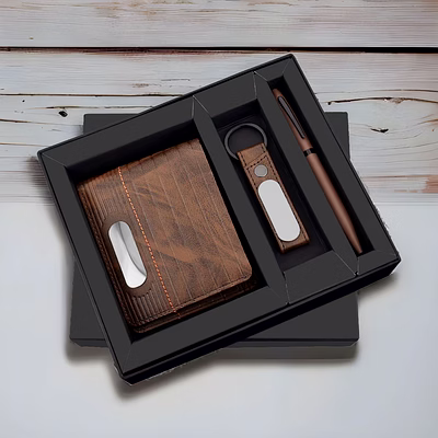 3 in 1 combo wallet + keychain + pen jsr179