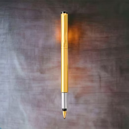 parker vector gold fountain pen with gold trim