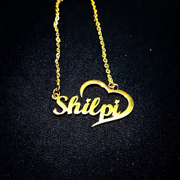 super trendy heart name pendant cnc21 - personalized elegance and craftsmanship