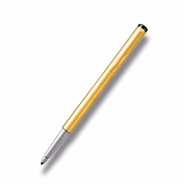 parker vector gold roller pen with gold trim