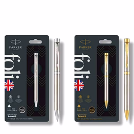 parker folio stainless steel ball pen