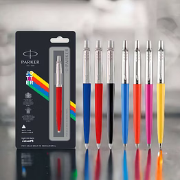 parker jotter originals ball pen with steel trim - timeless elegance and retro charm