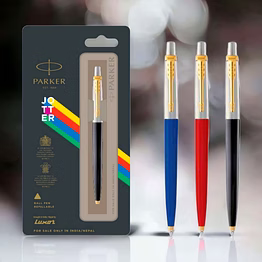 parker jotter originals ball pen with gold trim