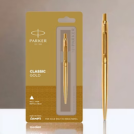 parker classic gold ball pen - luxury writing instrument