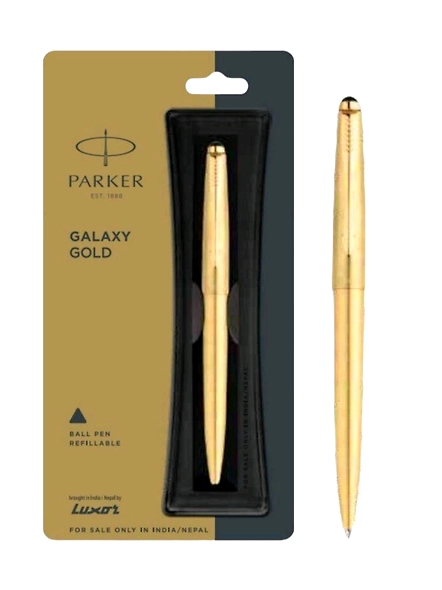 Parker Galaxy Gold With Gold Trim Set - Exclusive Luxury Writing Instruments