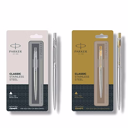 parker classic stainless steel ball pen - luxury writing instrument