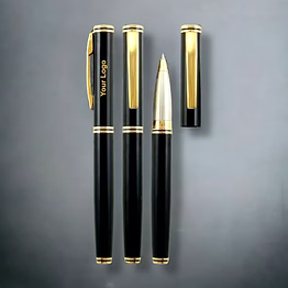 metallic black with golden clip vgp03