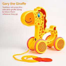 ratna's gary the giraffe pull along