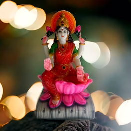 sacred laxmi mata 7" idol for wealth and prosperity