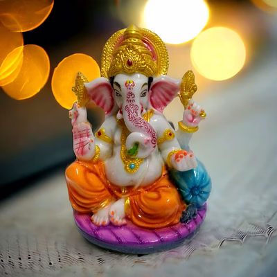 7-inch ganesh idol - bring prosperity and success