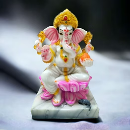 ganesh with lotus 7"