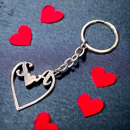 customised heart keychain cky02