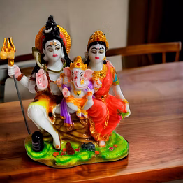 shiv parivar 9" idol 71248