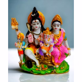 shiv parivar 9 " idol moi-p248