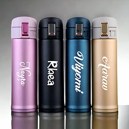 stainless steel thermostat flask travel bottle sgb01 - 500ml double-wall hot & cold beverage container