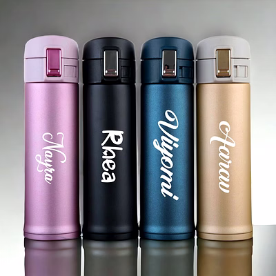 stainless steel thermostat flask travel bottle sgb01 - 500ml double-wall hot & cold beverage container
