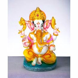 ganpati 9.5" idol moi-71295