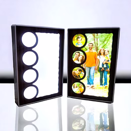 box led light frame table top & wall hanging blf4