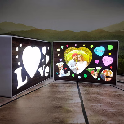 box led light frame table top and wall hanging blf03