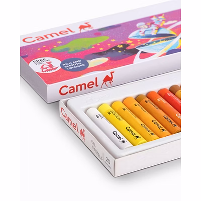camel student oil pastels assorted 25 shades | art supplies