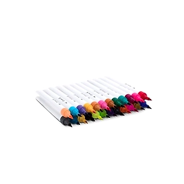 Camel Brush Pens Assorted Pack of 24 Shades - Watercolor Art Supplies
