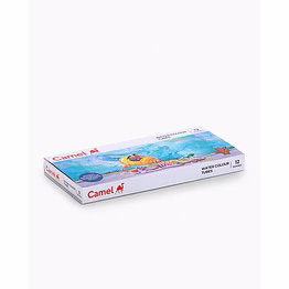 camel student water colours assorted pack of tubes 12 shades in 5 ml