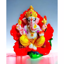 gulmohar ganesh idol 7 " moi-d9