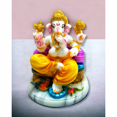 ganesh idol 8" moi-d7