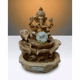 ganesh water fountain 11" sg-39-45
