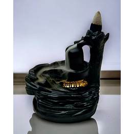 shiv ling smoke fountain 4" tmsf017