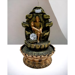 sai baba water fountain - tranquil ambiance and elegance