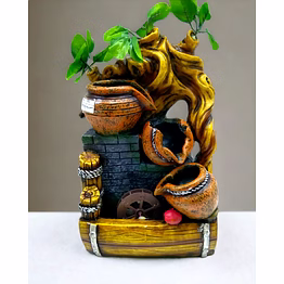 forest pot scenery waterfall 15 inch tmsg-108