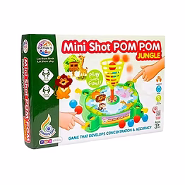ratna's mini shot pom pom jungle - family fun game set