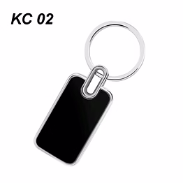 metal rectangle keychain jxkc02