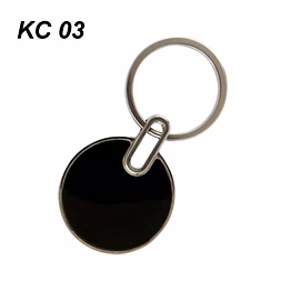 circle metal keychain for personalized style - customizable keychain