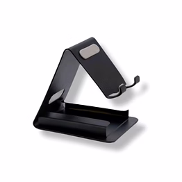 black steel mobile stand with visiting card holder jxms01