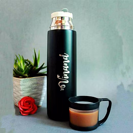 500ml thermal bottle with cup - stay hydrated anywhere!