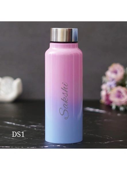 Personalized Pastel Temperature Water Bottle, Gift Bottle