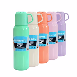 double wall stainless steel vacuum flask thermos mug gift set