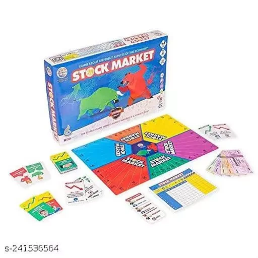 Ratna's Stock Market - Learn About Different Aspects of the Economy Board Game-3