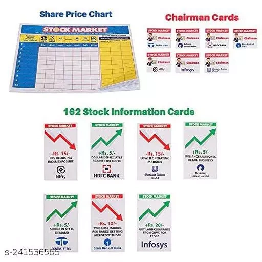 Ratna's Stock Market - Learn About Different Aspects of the Economy Board Game-2