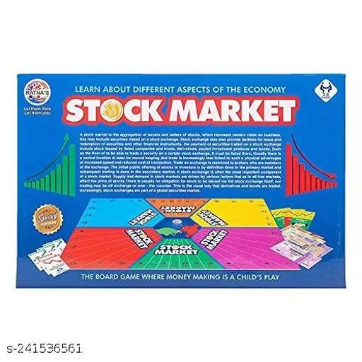 Ratna's Stock Market - Learn About Different Aspects of the Economy Board Game-5