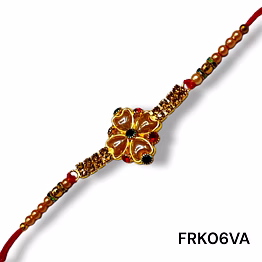 beautiful flowers design rakhi frk06