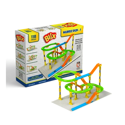 Blix Marble Run 1 - Unleash Creativity with Roller-Coaster Design